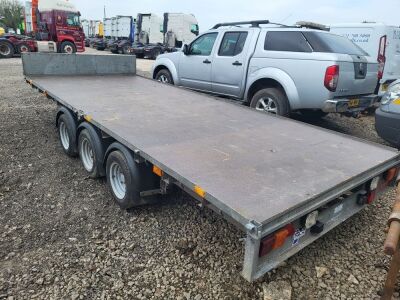 2019 Ifor Williams 3.5ton Triaxle Flat Trailer - 3