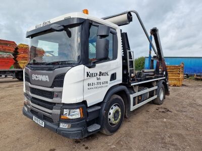 2019 Scania P250 4x2 Telescopic Skip Loader