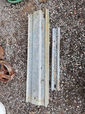 7 x Galvanised Steel Piles