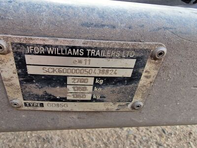 Ifor Williams GD85G Tandem Axle Drawbar Trailer - 10