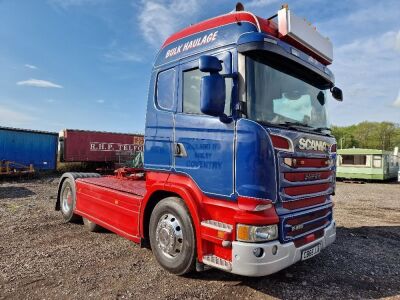 2015 Scania R450 Highline 6x2 Mini Mid-Lift Tractor Unit 