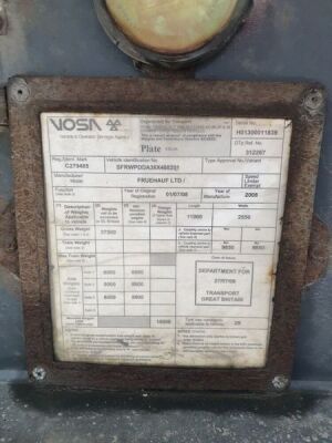 2008 Fruehauf Triaxle Tipping Trailer - 5