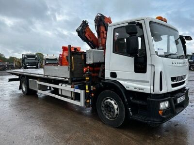 2016 Iveco 180 E25  Eurocargo 4x2 Crane Flat