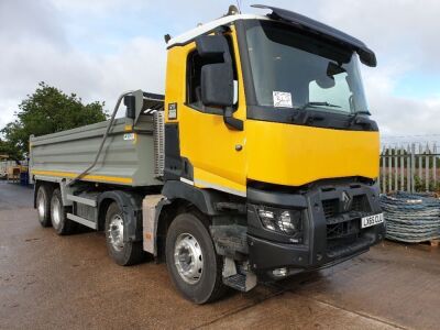 2016 Renault C430 8x4 Steel Body Tipper