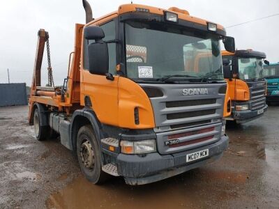 2007 Scania P230 4x2 Telescopic Skip Loader