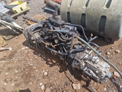 Cummins BT6 Engine, Gearbox & Radiator + 2x DAF FA Cab Doors - 3