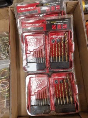 3 Sets of HSS Metal Drill Sets