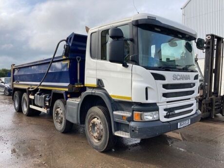 2015 Scania P410 8x4 Steel Body Tipper