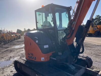 2017 Hitachi ZX55U-5A CLR Mini Digger - 4