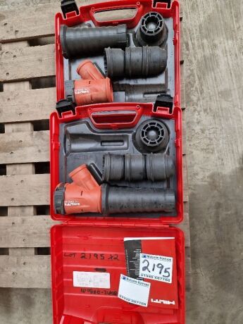 2x Hilti TE DRS-B Dust Removal Modules