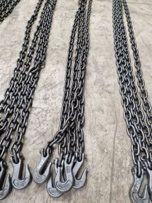 2 x 4m x 10mm Lashing Chains