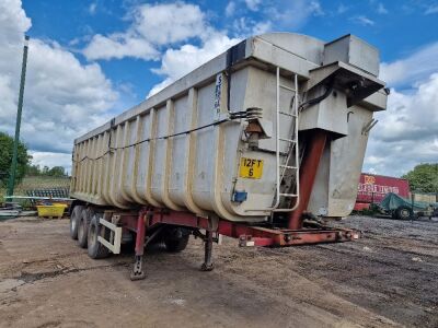 2000 SDC Trailers Triaxle Aluminium Bulk Tipping Trailer