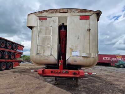 1989 Fruehauf Traixle Alloy Body Tipping Trailer - 2