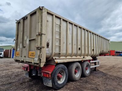 1989 Fruehauf Traixle Alloy Body Tipping Trailer - 4