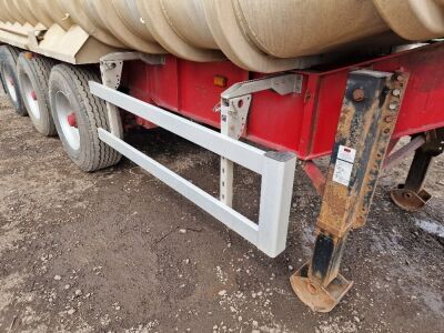 1989 Fruehauf Traixle Alloy Body Tipping Trailer - 9