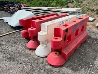 4 x Plastic Highway Barriers  - 2