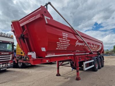 2015 Kel-Berg Triaxle Aggregate Tipping Trailer