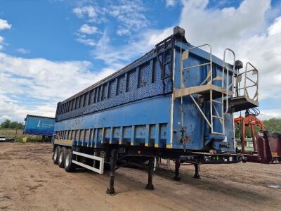 2008 Montracon Triaxle Scrap Spec Tipping Trailer