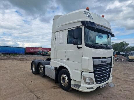 2017 DAF XF510 Super Space 6 6x2 Midlift Tractor Unit