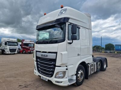 2017 DAF XF510 Super Space 6 6x2 Midlift Tractor Unit - 2