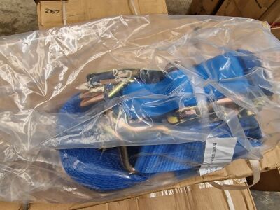 10 x Unused 5Ton x 15m Ractchet Straps 