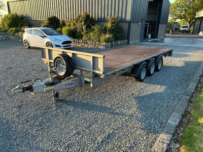 Ifor Williams Triaxle Drawbar Flat Trailer