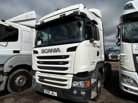 2018 Scania R450 6x2 Rear Lift Tractor Unit