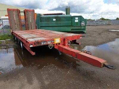 2004 Chieftain Triaxle Drawbar Plant Trailer