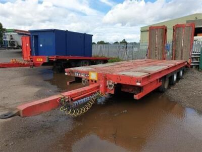 2004 Chieftain Triaxle Drawbar Plant Trailer - 2