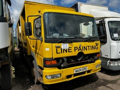 2004 Mercedes Axor 1318 4x2 Road Marking Rigid