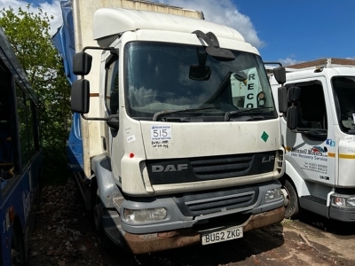 2012 DAF LF55 220 4x2 Curtainside Rigid