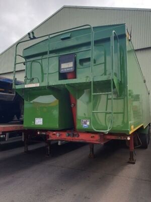 2012 / 2008 Wilcox 67³ Plank Side Triaxle Tipping Trailer