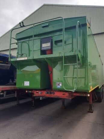 2012 / 2008 Wilcox 67³ Plank Side Triaxle Tipping Trailer