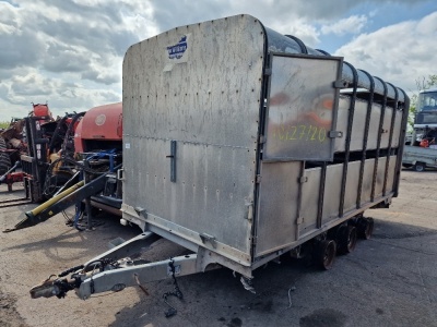 Ifor Williams Triaxle Drawbar Livestock Trailer