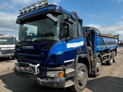 2005 Scania P340 8x4 Grab Loader