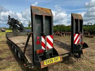 JPM Triaxle Drawbar Beavertail Plant Trailer - 3