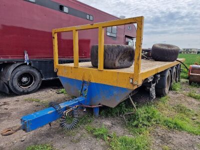 2011 Abel Triaxle Drawbar Flat Trailer