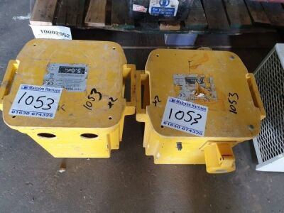 2 x 110V Junction Boxes