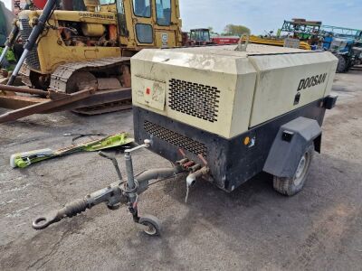 2012 Doosan 771 Drawbar 4 Tool Compressor