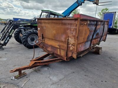 Single Axle Drawbar Tipping Trailer 