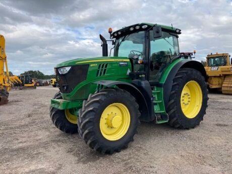 2017 John Deere 6195R 4wd Tractor 