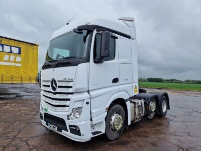 2015 Mercedes Actros 2545 6x2 Midlift Tractor Unit