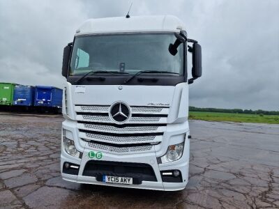 2015 Mercedes Actros 2545 6x2 Midlift Tractor Unit - 2