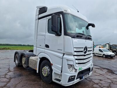 2015 Mercedes Actros 2545 6x2 Midlift Tractor Unit - 3