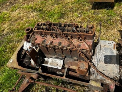 David Brown Tractor Chassis/Axles/Engine/Transmission - 3