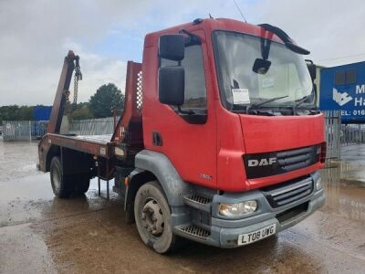 2008 DAF LF55 180 4x2 Skip Loader