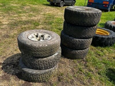 7x Toyota/Mitsubishi Wheels & Tyres - 2