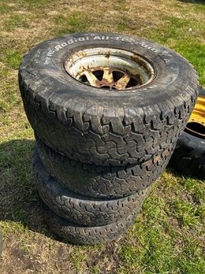 7x Toyota/Mitsubishi Wheels & Tyres - 3