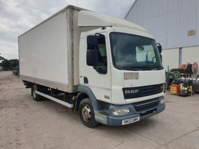 2012 DAF LF45 160 4x2 7.5 ton Box Van