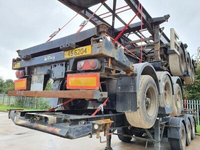 2006 Dennison Triaxle Sliding Skeletal Trailer - 3